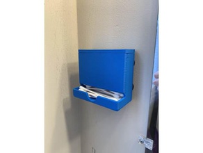 q-tip dağıtıcı banyo aksesuarları organizer lavabosu kap kaplar organizasyon depolama kutusu saklama kabı 3d print model - Mito3D