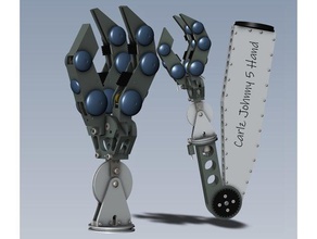 carlz court-circuit johnny 5 main accessoires de jeu 11 80 précis le buste film prop pleine taille johny kit laboratoire la dimension vie lifesize modèle nova robot robotique des robots saint 3d print model - Mito3D