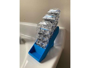 gilette rasoir fusion de support la cartouche stockage salle bains accessoires accessoire l'organisation organisateur le conteneur 3d print model - Mito3D