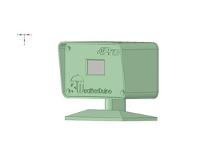 caso weatherduino qualidade do ar monitor ii versão indoor diy 3d print model - Mito3D