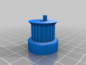 my customized parametric pulley reloaded 3d printer parts 3d print model - Mito3D