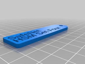 hsm tag conjunto de quatro organização personalizado 3d print model - Mito3D