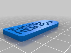 hsm tag - rpv personalizado 3d print model - Mito3D