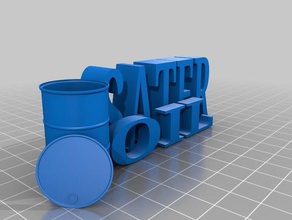 eau de l'huile 3d print model - Mito3D