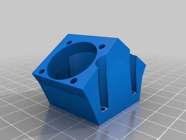 cooling fan duct monoprice maker select v2 i3 3d printer accessories 3D print model - Mito3D
