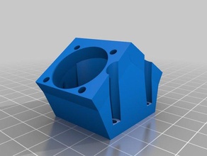 cooling fan duct monoprice maker select v2 i3 3d printer accessories 3d print model - Mito3D