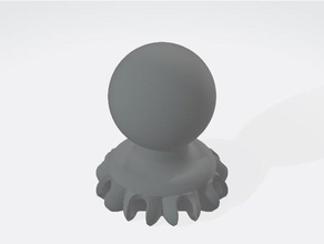 ram mount cabeza articulada pulpo los animales 3d print model - Mito3D