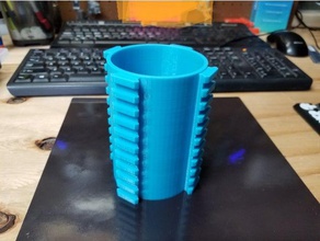 12oz tactical coozie picatinny rails other 3d print model - Mito3D