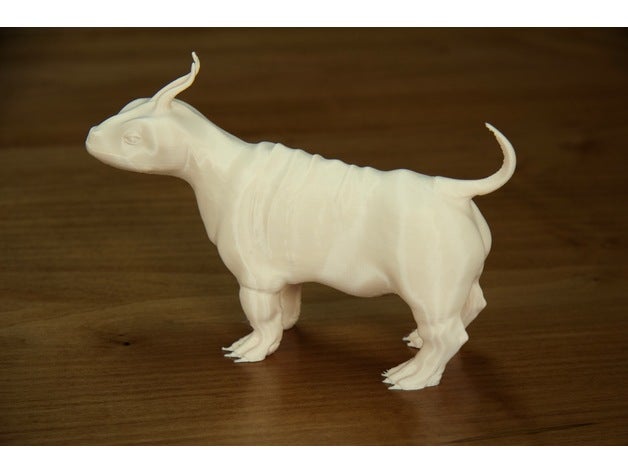 hybride de la bête sculptures animal créature chien l'elfe elfique fantaisie lézard le monstre sauvage faune 3D print model - Mito3D