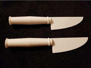 cuchillo de cocina props modelo openscad 3d print model - Mito3D