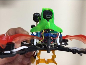 toothpick self-adjusting 2s battery mount rc vehicles holder lipo frame whoop 3d print model - Mito3D