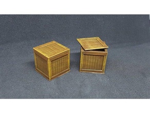large crates tabletop gaming toys games boxes dnd dungeons dragons scenery terrain wargaming warhammer 3d print model - Mito3D