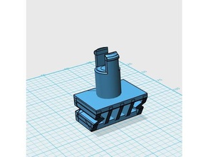black & decker de la sección agarre peg 3d print model - Mito3D