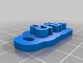 erik Schlüsselanhänger angepasst 3d print model - Mito3D
