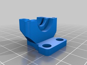 e3d v5 mount creality cr-10s printer parts 3d print model - Mito3D
