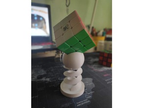 rubiks cube abstract stehen - Spielzeug Spiel Zubehör prusa i3 3d print model - Mito3D