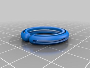 anillo la moda 3d print model - Mito3D