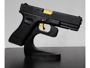 glock g18c simple stand airsoft sport outdoors 3d print model - Mito3D