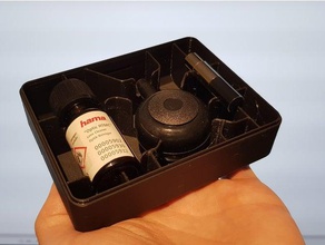 contenedor kit de limpieza lentes cámara 3d print model - Mito3D