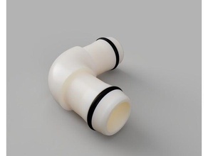el conector de tubos o-ring 13 mm micro goteo 3d la impresión gardena 3d print model - Mito3D