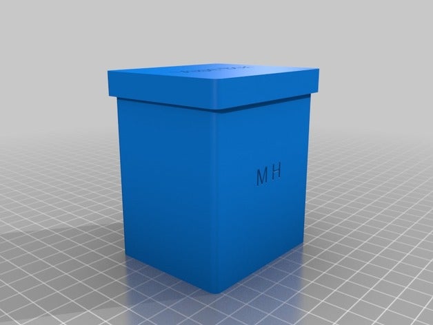 maßgeschneiderte box f&uumlr zigarette Flüssigkeit Organisation 3D print model - Mito3D