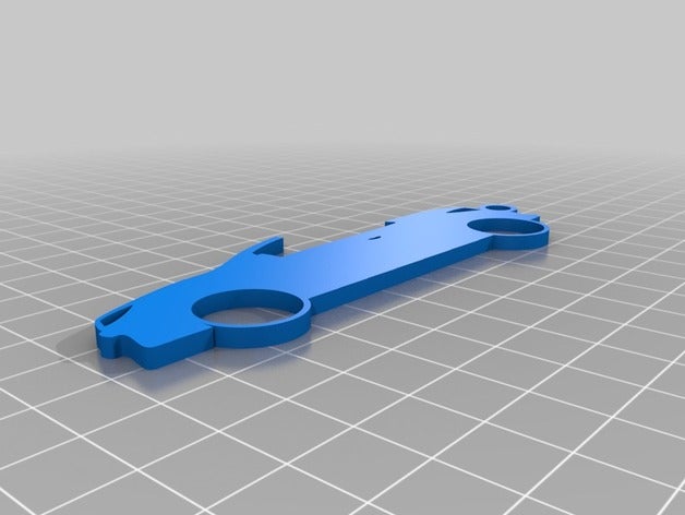 peugeot 206cc keychain 2d art 3D print model - Mito3D
