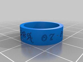 meine angepasste ring Ringe 3d print model - Mito3D