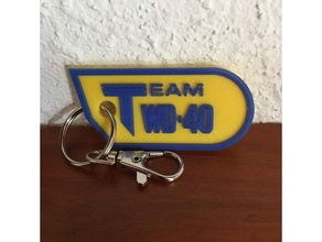wd-40 keychain keychains diy tool tools wd40 worker worshop 3d print model - Mito3D