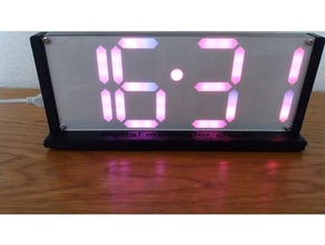 standard rainbowcollor Uhr alieexpress diy digital clock 3d print model - Mito3D