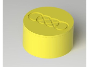 tiny box household container lid round small storage 3d print model - Mito3D