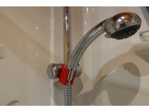 shower nozzle support bathroom openscad relativity repair 3d print model - Mito3D