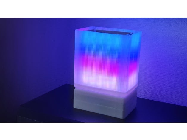 lampe rgb değiştirme dekor led şerit ws2812b 3D print model - Mito3D