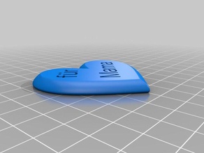 herzanh&aumlnger muttertag keychains 3d print model - Mito3D