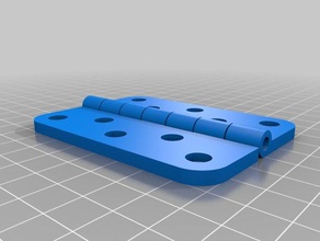 hinge-test-4 parts customized 3d print model - Mito3D