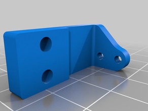 railcorex-trava magrela mudar de montagem 3d a impressora partes railcore2 railcore ii 3d print model - Mito3D