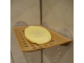 soap dish bathroom shower accessories holder 3d print model - Mito3D
