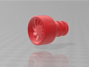 turbine watersaver garden hose 3d print model - Mito3D