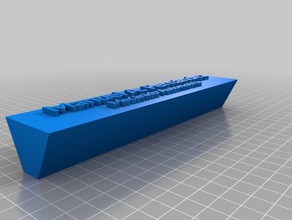 escritorio personnalisé 3d print model - Mito3D