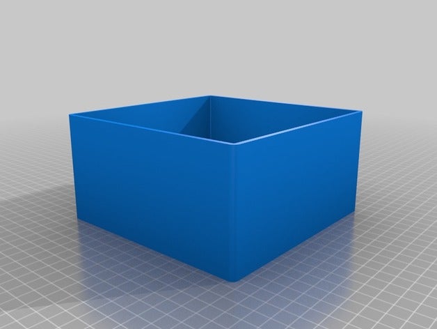 150x150x76mm hohe box - Organisation angepasst 3D print model - Mito3D