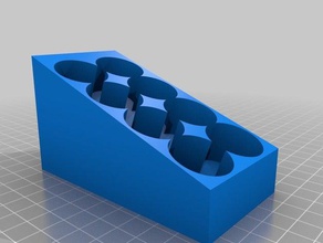 vallejo bottle holder containers customized 3d print model - Mito3D