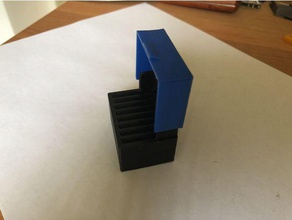 sd card storage box sdcard holder 3d print model - Mito3D