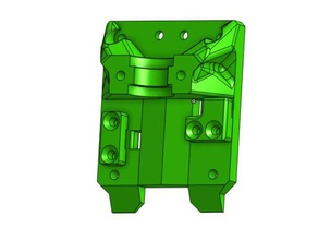 modified carriage belt mounts 3d printers 3d-printer blv mgn cube 3d print model - Mito3D
