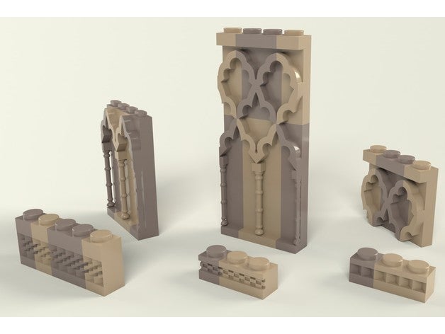 fango&eacutejar aragona&eacutes exin castillos costruzione i giocattoli aragones aragonese blocchi di mudéjar 3D print model - Mito3D
