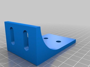 escritorio brkt de la máquina herramientas personalizado 3d print model - Mito3D