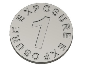 exposure coin coins badges 3d print model - Mito3D