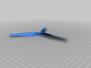 multi-blade propellor generator ---- 3 blade 6 pitch 9 rc vehicles customized 3d print model - Mito3D