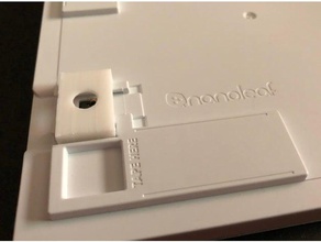 nanoleaf tela clip di montaggio arredamento 3d print model - Mito3D
