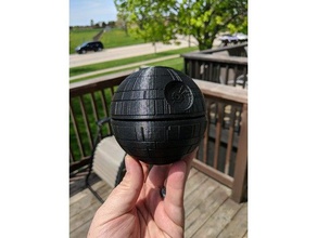 death star screw together toy game accessories darth vader wars 3d print model - Mito3D