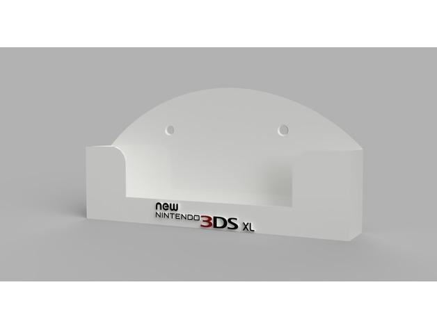 new 3ds xl sur le mur décor nintendo 3D print model - Mito3D