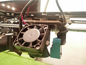 fl cubo - z sensor de montagem flsun zprobe titular 3d print model - Mito3D